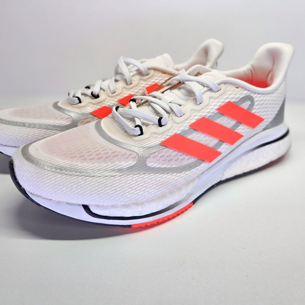 adidas Supernova+ Women’s Running Shoes Cloud White Solar Red FY2860 Size 9